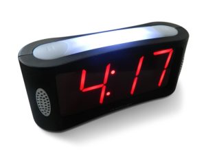 digital bedside clock large display
