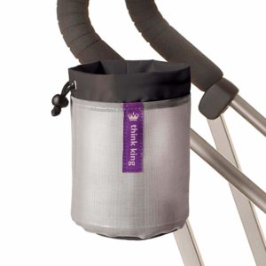 Thin king cup holder with Velcro straps