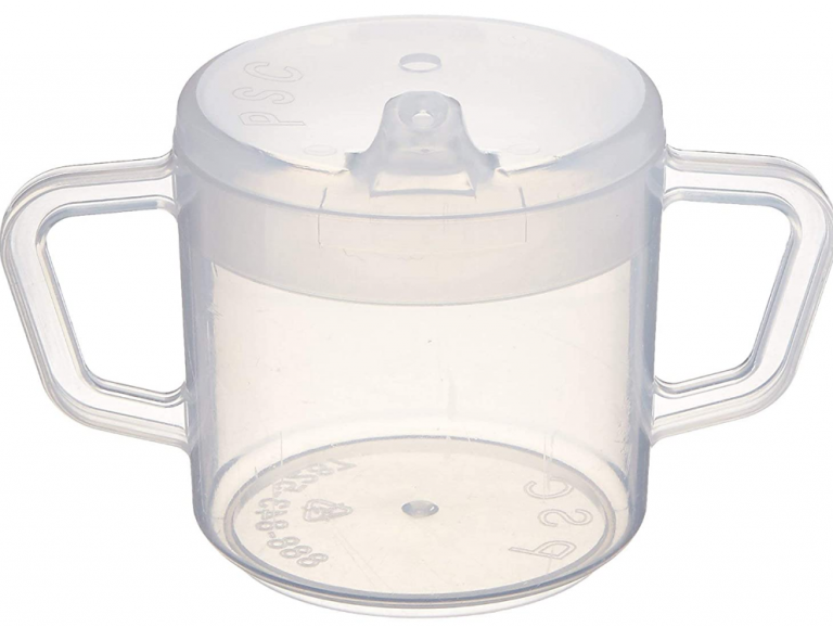 two handled cup