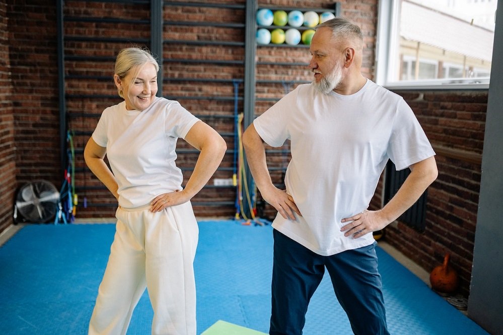 people doing exercises to benefit their hip mobility