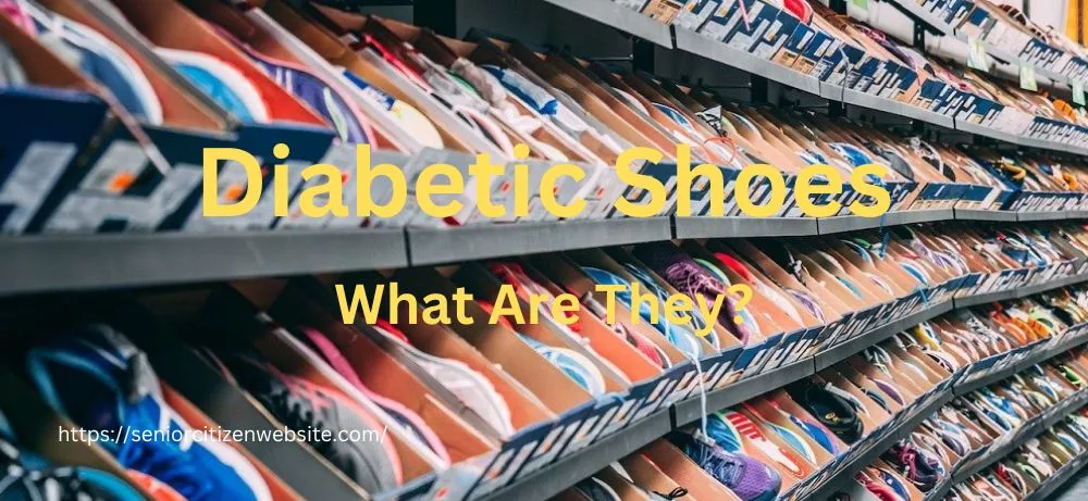 diabetic shoes in a store
